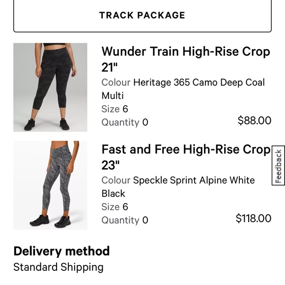 Lululemon Fast and Free High-Rise Crop 23" - Picture 7 of 7